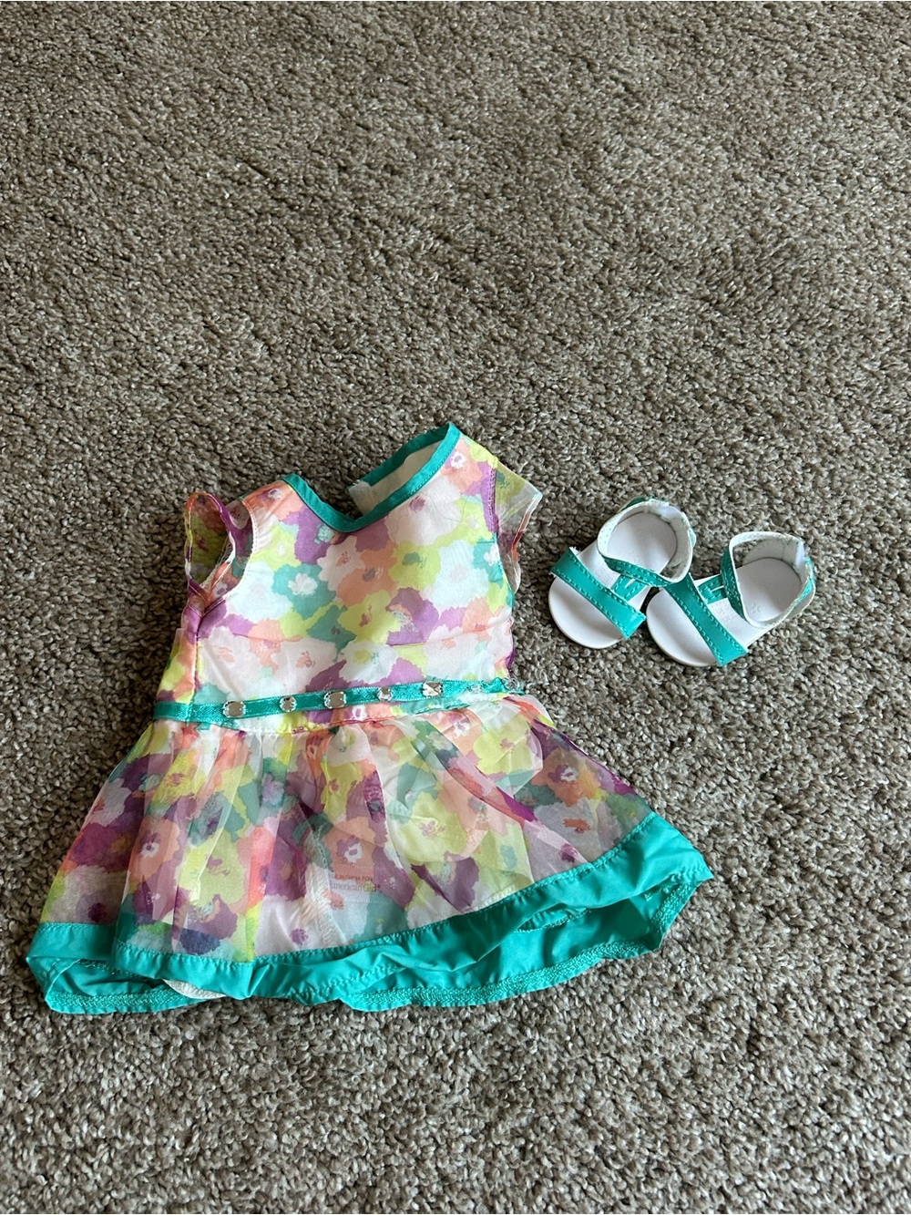 American Girl doll Bright Blooms Dress